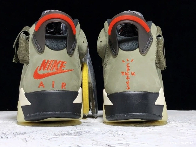 Rep Air Jordan Scott Travis CN1084-200 Olive Medium x 6 0627